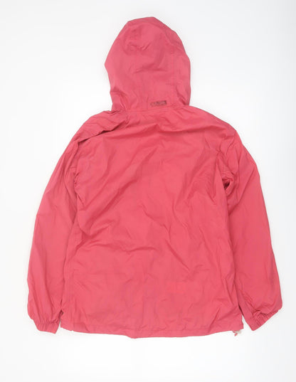 Gelert Womens Pink Waterproof Hooded Rain Jacket Size 10