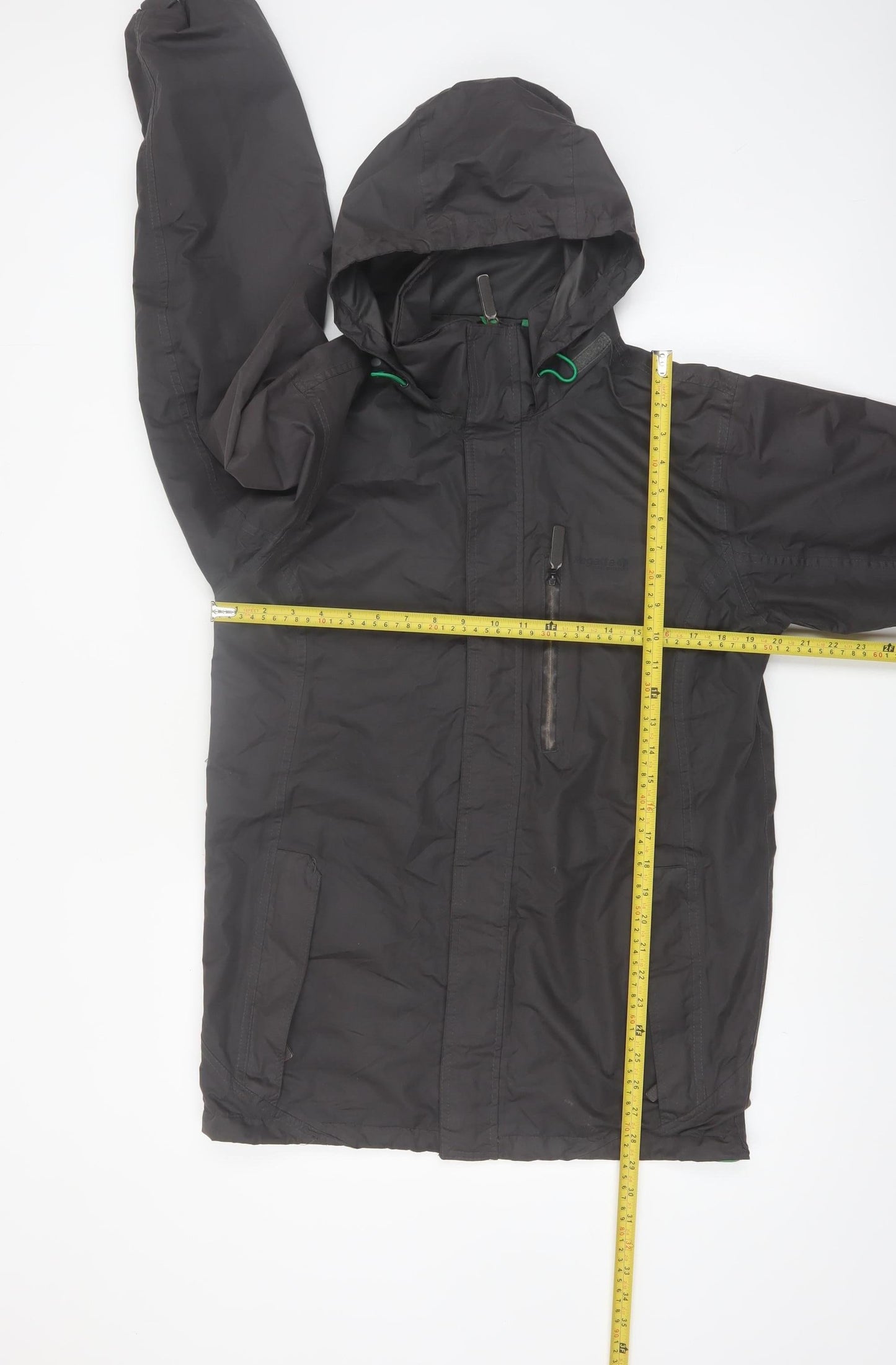 Regatta Men's Black S Waterproof Hooded Rain Jacket