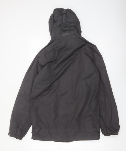 Regatta Men's Black S Waterproof Hooded Rain Jacket