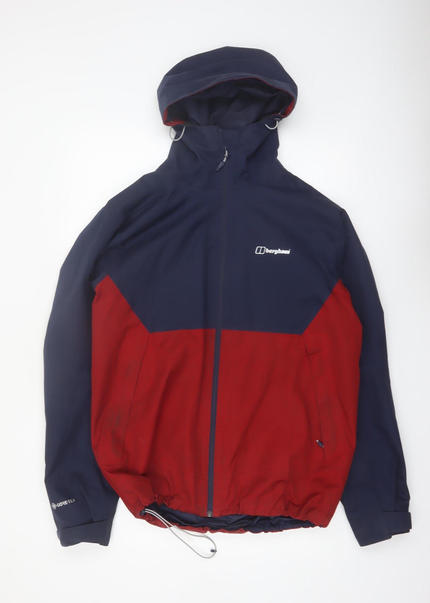 Berghaus Men's Blue Red L Waterproof Hooded Softshell Jacket