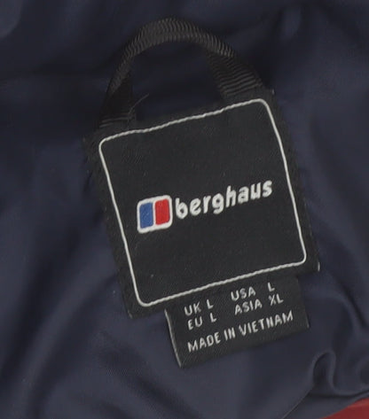 Berghaus Men's Blue Red L Waterproof Hooded Softshell Jacket
