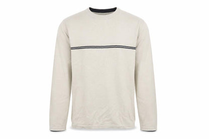 Aeropostale Men's Beige Crew Neck Pullover Jumper Size L Acrylic Knit