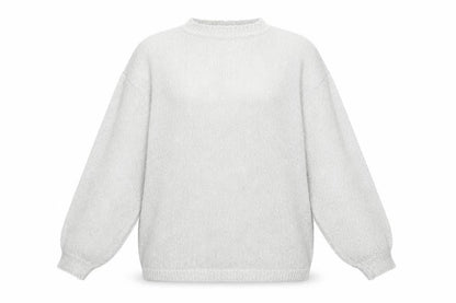 Shenanigans Women's Silver Metallic Knit Pullover Jumper Size S