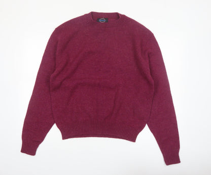 Jantzen Mens Red Wool Crew Neck Pullover Jumper XL Vintage