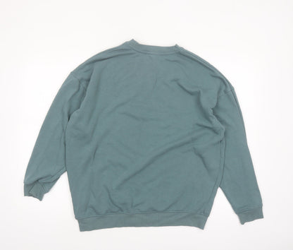 Primark Women's Green Detroit Pullover Sweatshirt XS Relaxed Fit