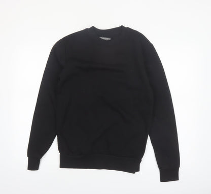 Primark Men's Black XS Pullover Crew Neck Sweatshirt