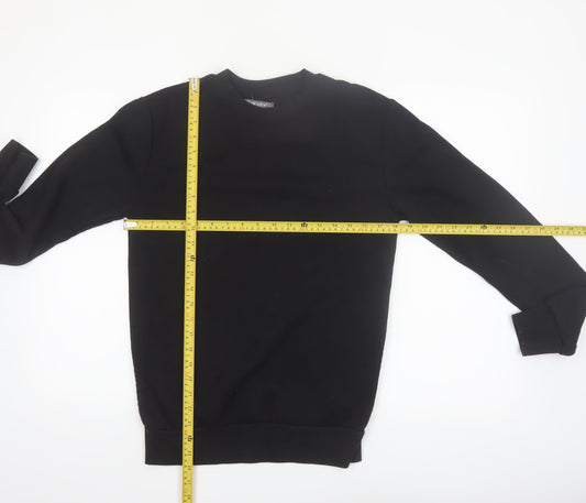 Primark Men's Black XS Pullover Crew Neck Sweatshirt