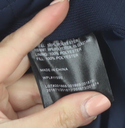 Weatherproof Women's Blue Quilted Lightweight Jacket XL