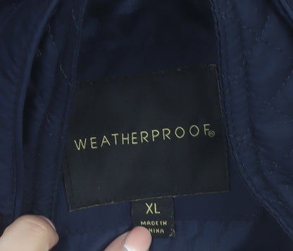 Weatherproof Women's Blue Quilted Lightweight Jacket XL