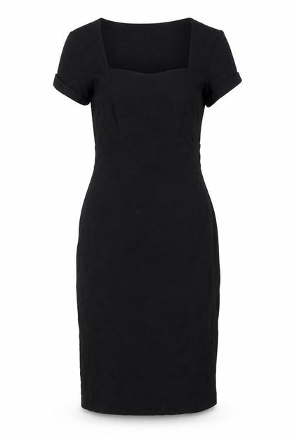 Principles Women Black Size 10 Sheath Knee Length Dress