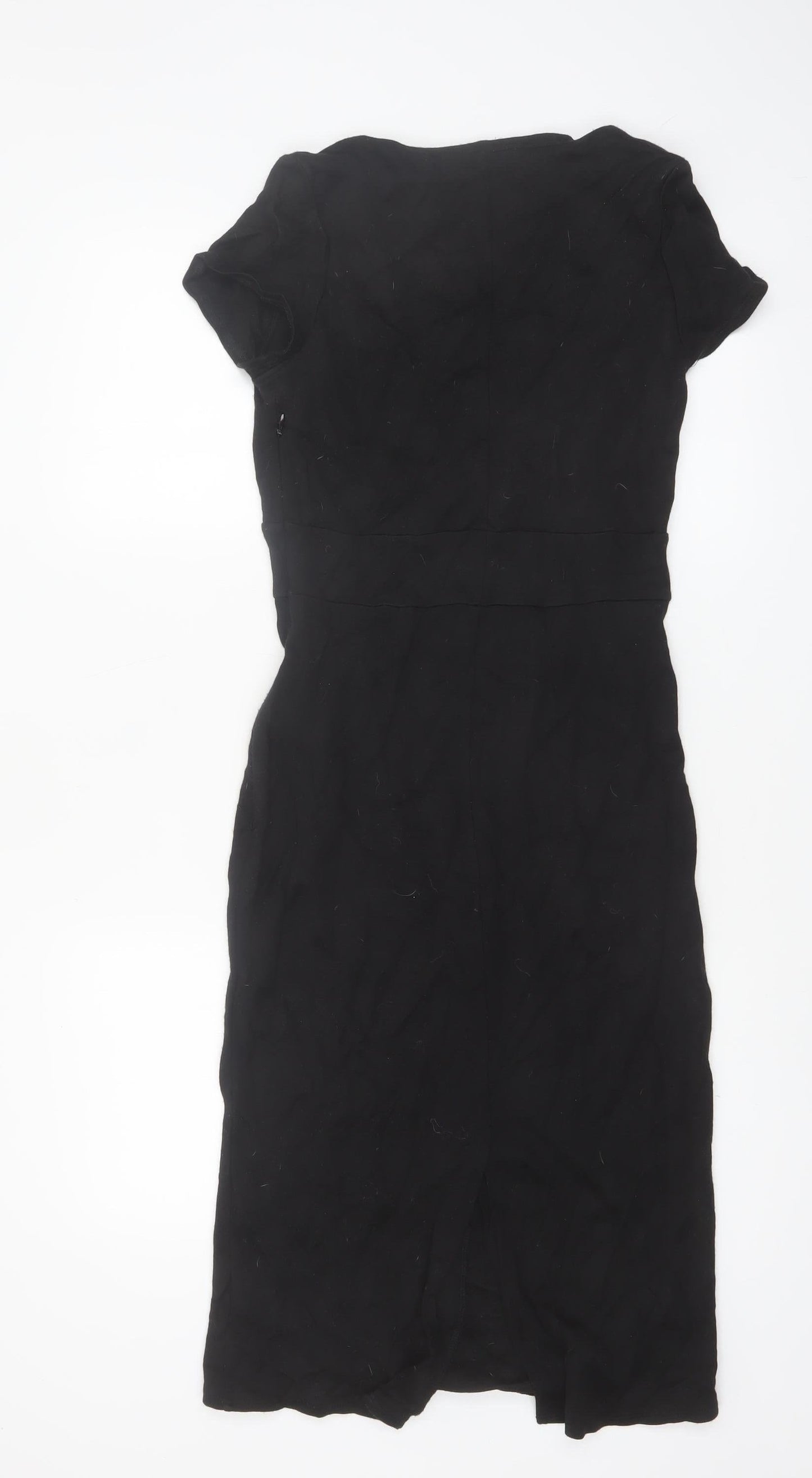 Principles Women Black Size 10 Sheath Knee Length Dress