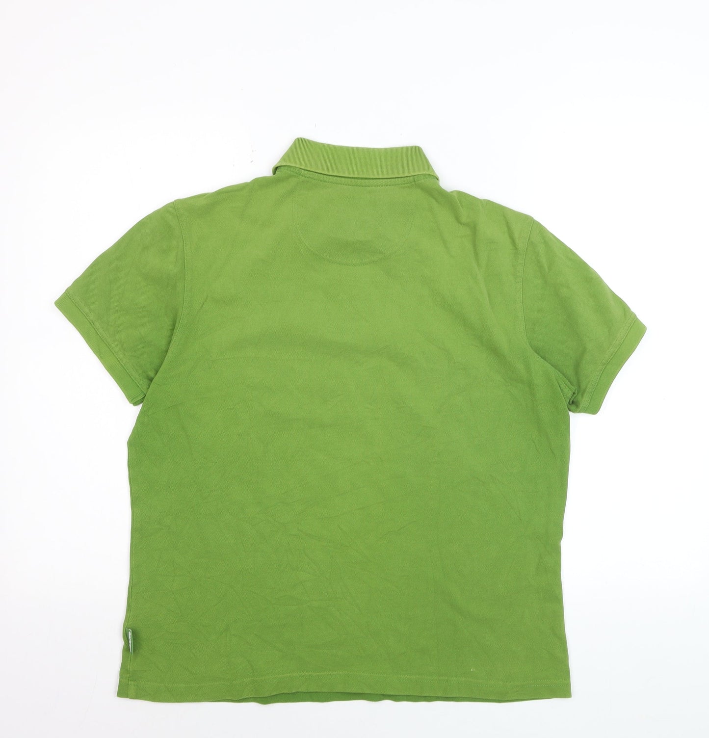 Barbour Pantone Green Cotton Men's Polo Shirt Size M