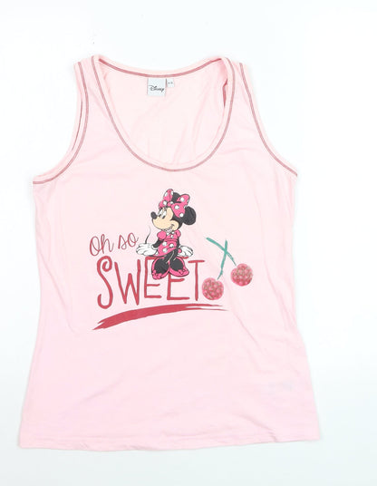 Disney Women’s Pink Minnie Mouse Tank Top Size 8-10