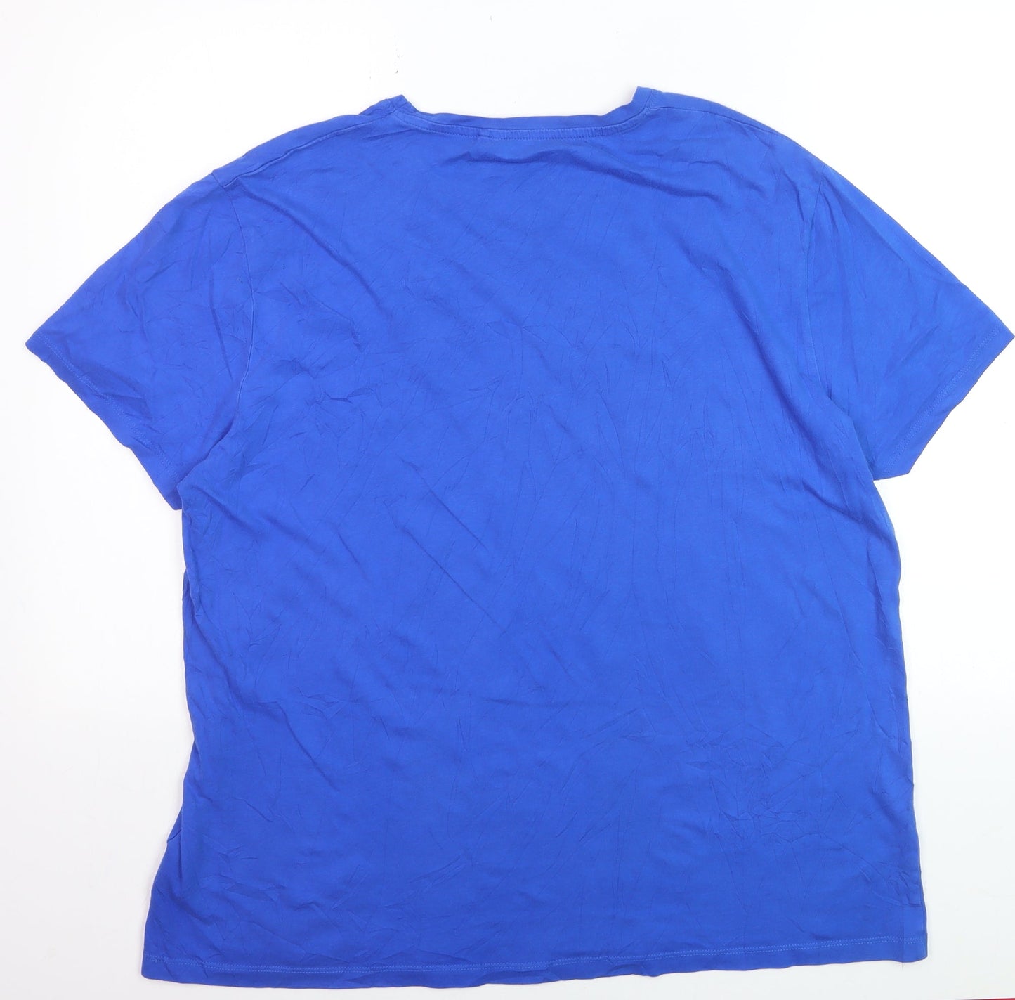 Craghoppers Men's Blue 2XL Cotton Logo Graphic T-Shirt
