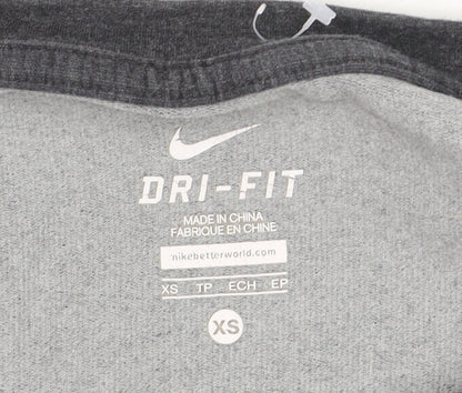 Nike Women’s Black Dri-FIT Pullover Sweatshirt XS Lightweight