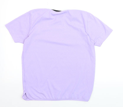 Yonex Women Purple S Moisture Wicking Sports T-Shirt