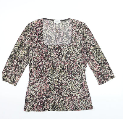 Kaliko Women’s Multicoloured Size 10 Tunic Blouse 3/4 Sleeve
