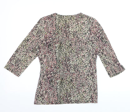 Kaliko Women’s Multicoloured Size 10 Tunic Blouse 3/4 Sleeve