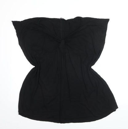 rogers+ROGERS Womens Black Plus Size 22 Sleeveless Camisole Blouse
