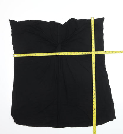 rogers+ROGERS Womens Black Plus Size 22 Sleeveless Camisole Blouse