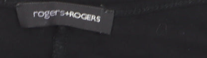 rogers+ROGERS Womens Black Plus Size 22 Sleeveless Camisole Blouse