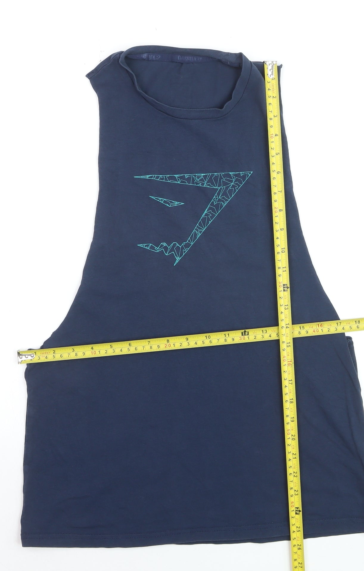 Gymshark Men's Blue Sleeveless Athletic Tank Top Size S