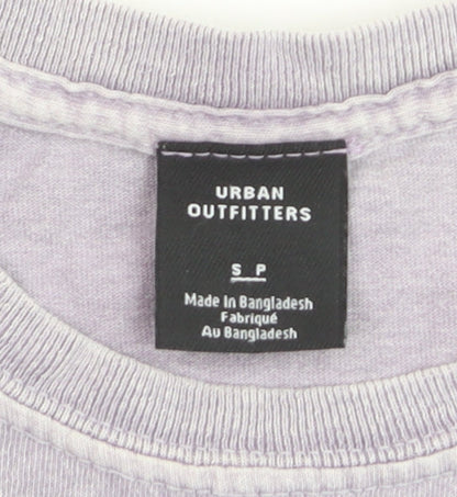 Urban Outfitters Men's Purple Ultra Violet Graphic T-Shirt Size S