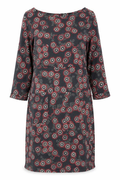 White Stuff Women’s Multicoloured Floral Cotton Shift Dress Size 16