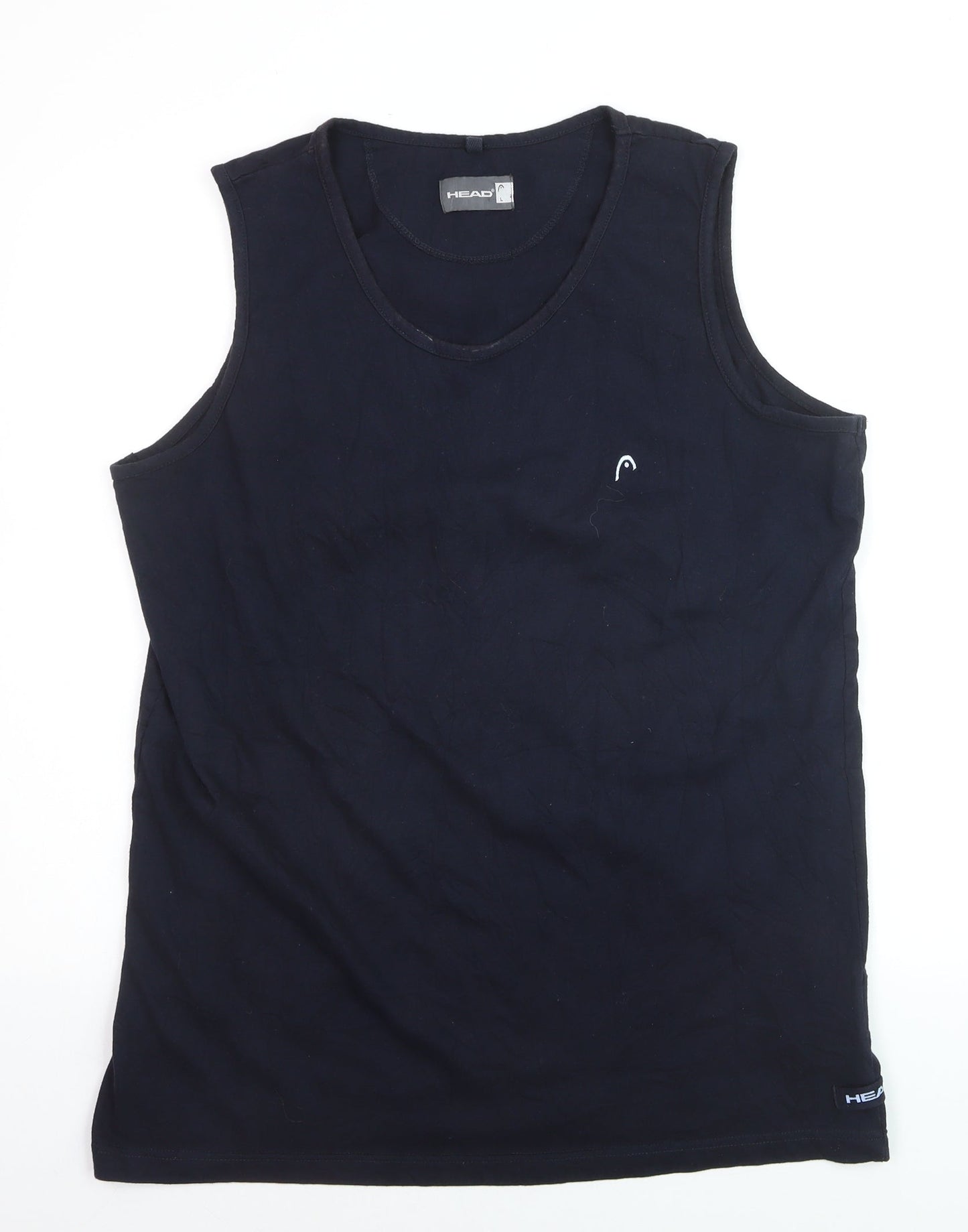 HEAD Men's Black Sleeveless Athletic Tank Top L