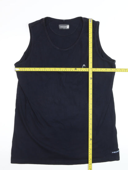 HEAD Men's Black Sleeveless Athletic Tank Top L