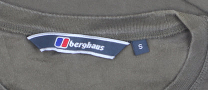 Berghaus Men’s Green Graphic Crew Neck Short Sleeve T-Shirt Size S