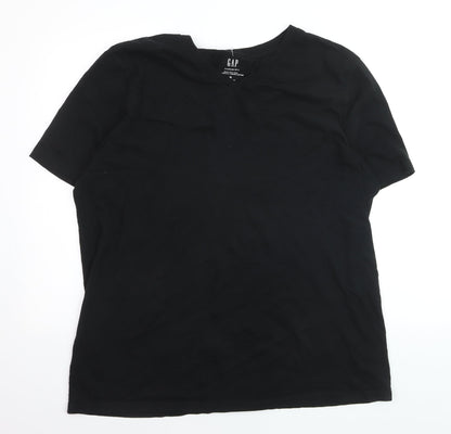 GAP Men's Black XL V-Neck Classic Cotton T-Shirt
