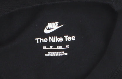 Nike Men's Black XS Short Sleeve Sports Cotton T-Shirt