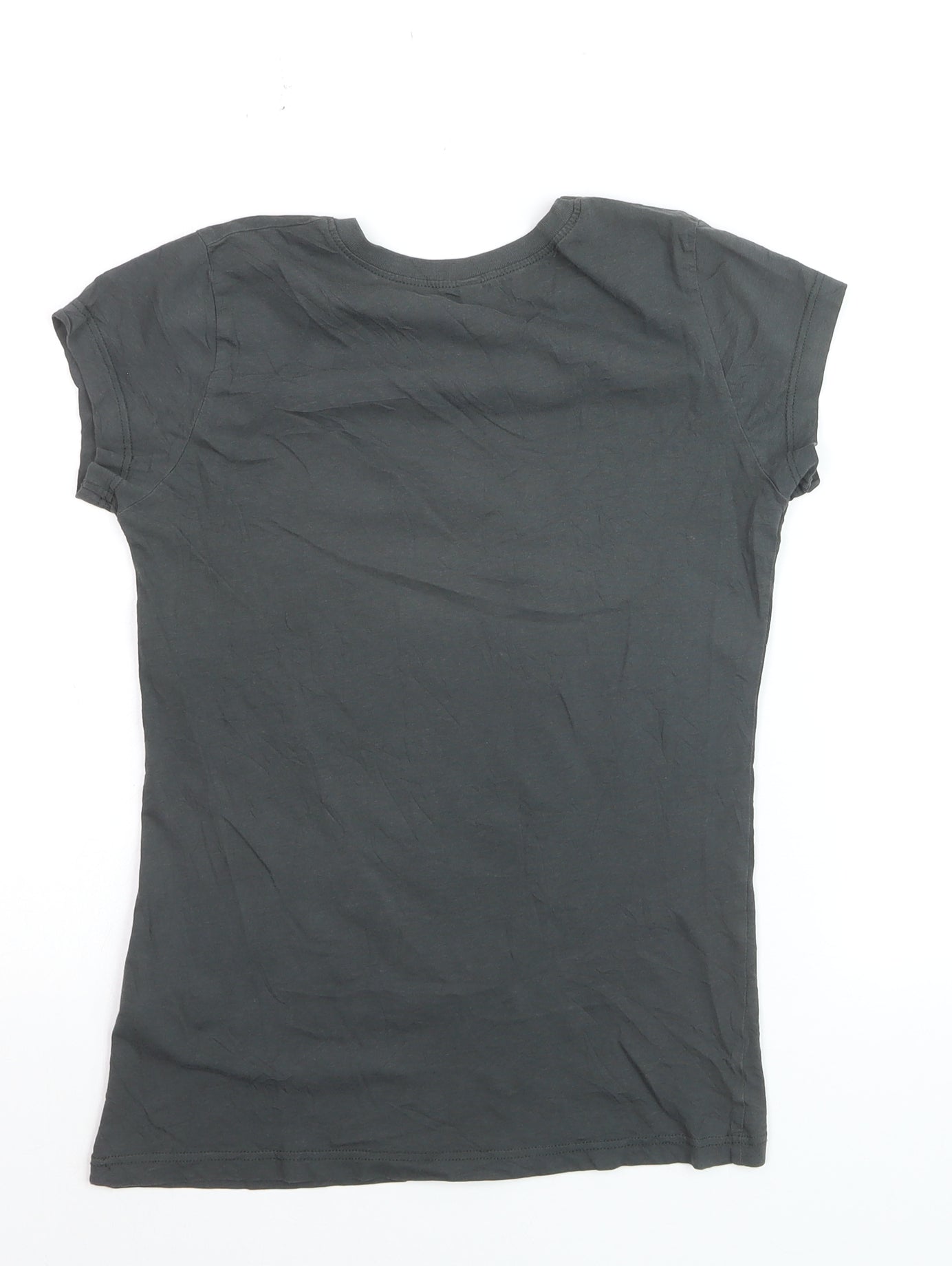 Continental Women's Black McFly Graphic Short Sleeve Cotton T-Shirt M