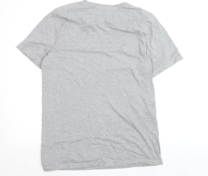 Rapanui Men's Grey Whale Graphic T-Shirt Size M Organic Cotton