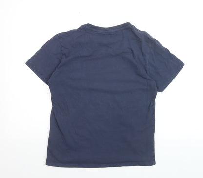 Levi's Men's Blue Graphic Logo Regular Fit Cotton T-Shirt M