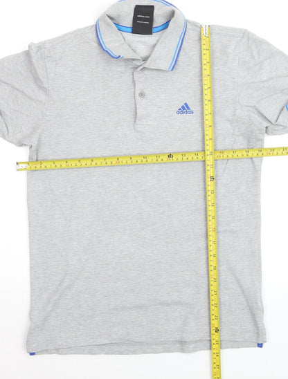 Adidas Men’s Grey Clima365 Performance Polo Shirt Small