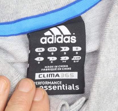 Adidas Men’s Grey Clima365 Performance Polo Shirt Small