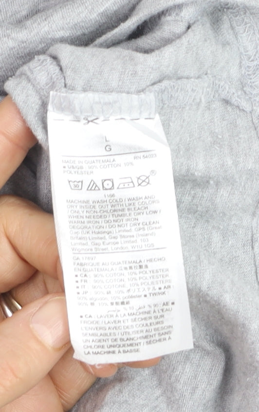 Gap Men's Grey NASA Logo Graphic Print T-Shirt Size L