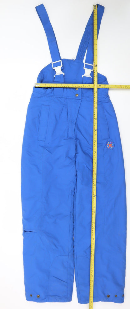 Big Ski Men's Blue Size 40 Snow Pants Waterproof Nylon Winter Trousers