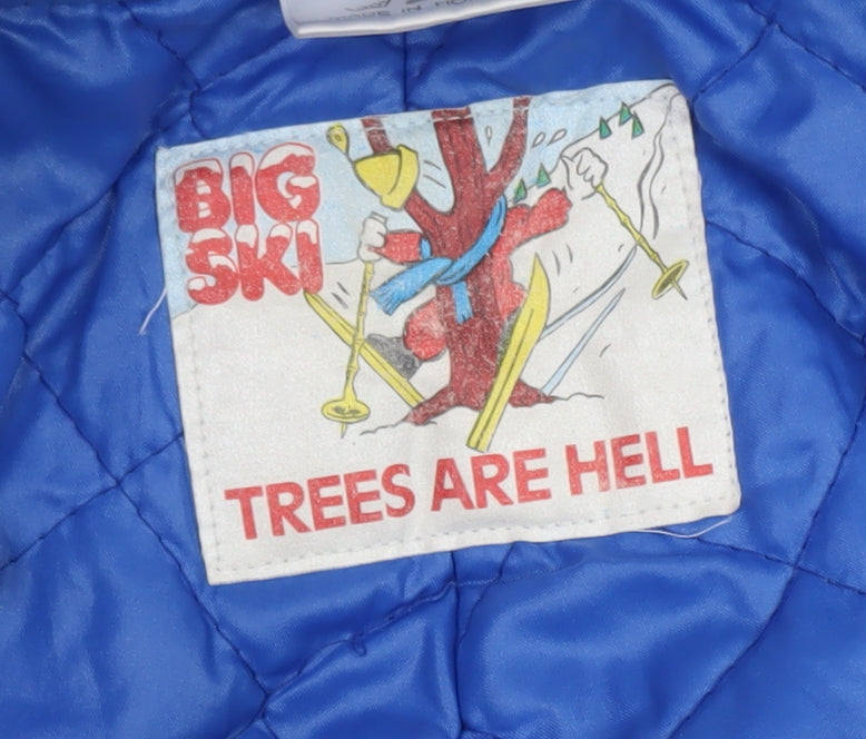 Big Ski Men's Blue Size 40 Snow Pants Waterproof Nylon Winter Trousers