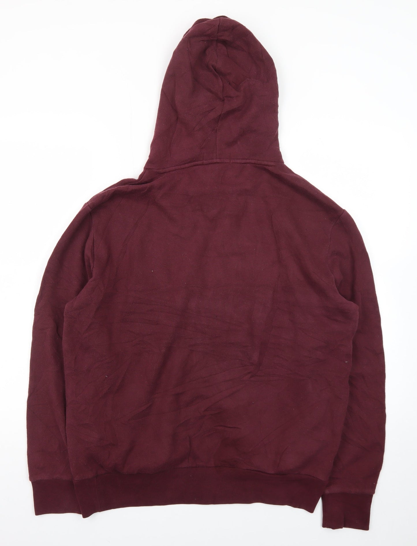 Ralph Lauren Men's Red Pullover Hoodie Medium Embroidered Logo