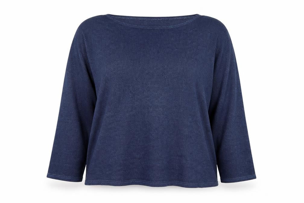 Dorothy Perkins Women Blue Large Knit Pullover Jumper