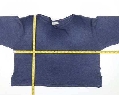 Dorothy Perkins Women Blue Large Knit Pullover Jumper