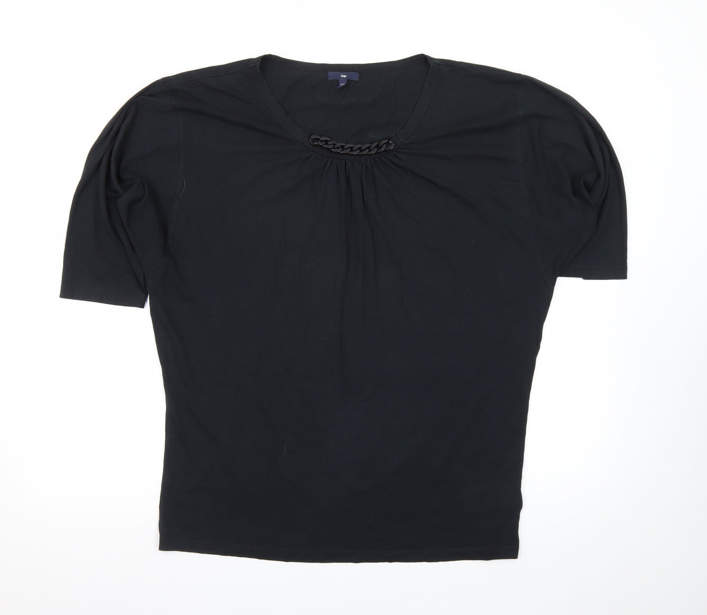 Gap Women’s Black Short Sleeve Cotton Modal T-Shirt Size L