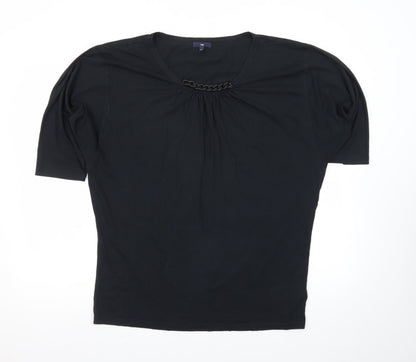 Gap Women’s Black Short Sleeve Cotton Modal T-Shirt Size L