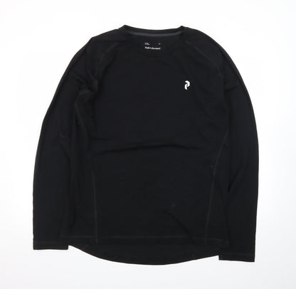 PeakPerformance Men's Black Long Sleeve Sports T-Shirt XXL