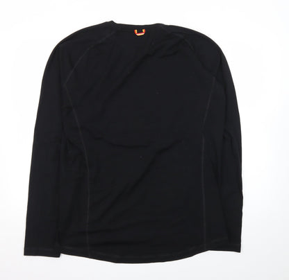 PeakPerformance Men's Black Long Sleeve Sports T-Shirt XXL