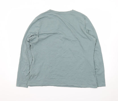 Primark Men’s Green Long Sleeve Stretch Crew T-Shirt XL