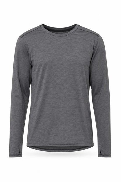 Scrida Sport Men’s Grey Long Sleeve Athletic Fit T-Shirt Size S